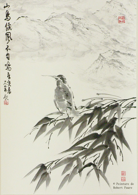 10 - 窃窃私语 L'oiseau guette, la montagne chuchotte : 窃窃私语,